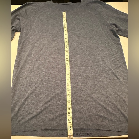 Lululemon Metal Vent Tech Long Sleeve Shirt. XL Blue - Picture 4 of 6
